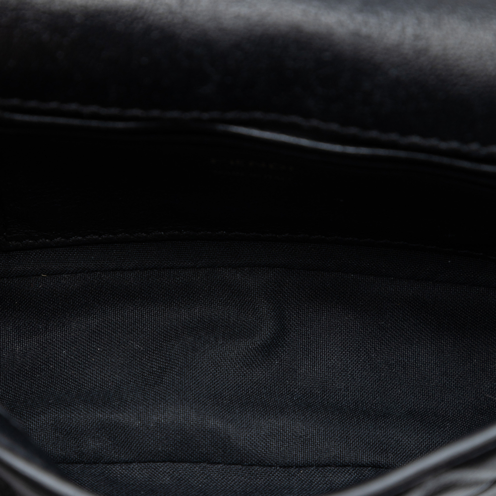 Pre-Loved Fendi Mini Zucca Embossed Leather Baguette Satchel - Picture 4 of 7